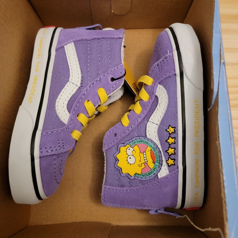 Vans Lisa Simpson sz 6 Toddlers